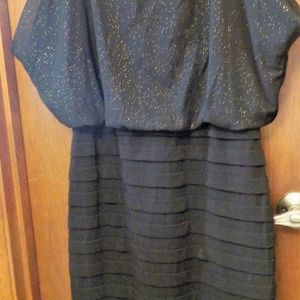 Black cocktail dress